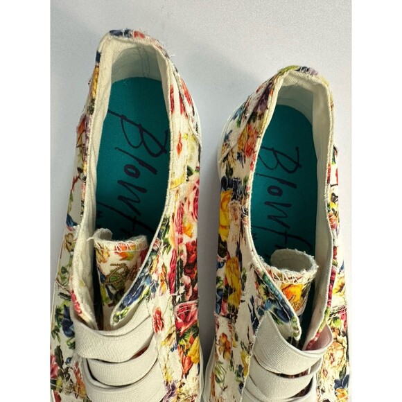 Womens Floral Blowfish Malibu Slip On Round Toe Walking Shoes Sneaker Sz 8.5 EUC - Picture 5 of 7